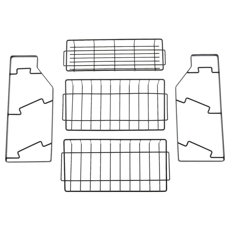 Detachable black threelayer kitchen seasoning storage rack Bed Bath