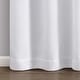 preview thumbnail 99 of 105, Silver Orchid Page Two-tone Faux Silk Single Curtain Panel