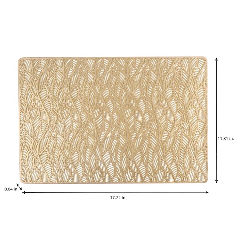 Home Details 4 Pack Vine Laser Cut Placemat