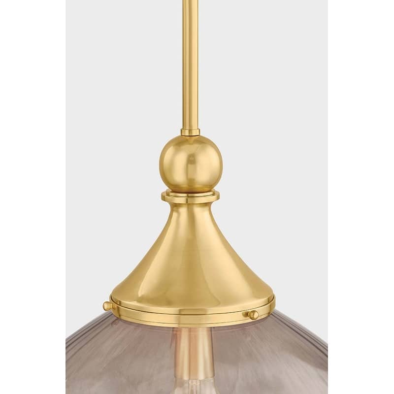 Hudson Valley Lighting 6916 Chatton 17" Wide Pendant with Fluted Glass