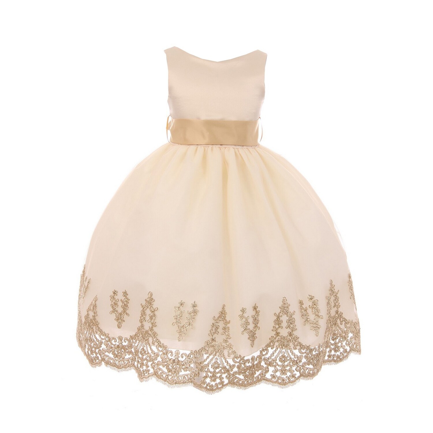 baby gold dress