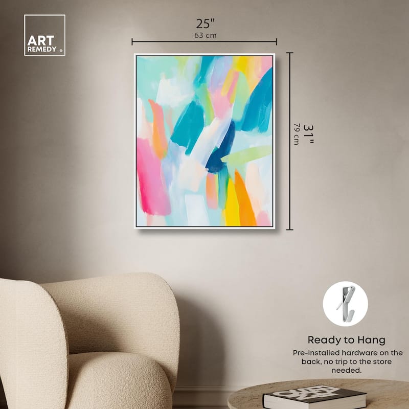 Whirlwind of Color I Canvas by Art Remedy
