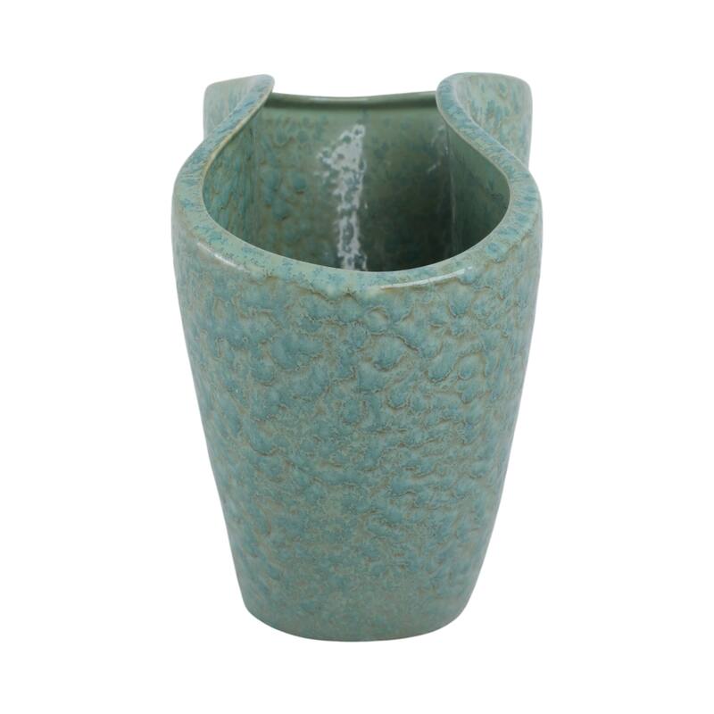 Earthenware Decorative Vase Textured Handmade Elegant Centerpiece