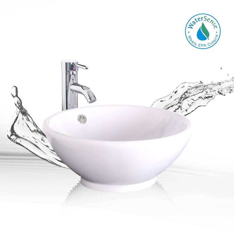 31.5" Bathroom Vanity Cabinet Set Organizer Top Vessel Sink Faucet Drain Hose Combo Free-standing