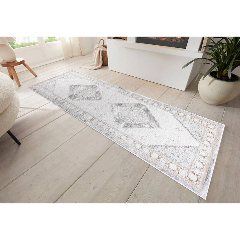 Viana Collection Modern Abstract Area Rug