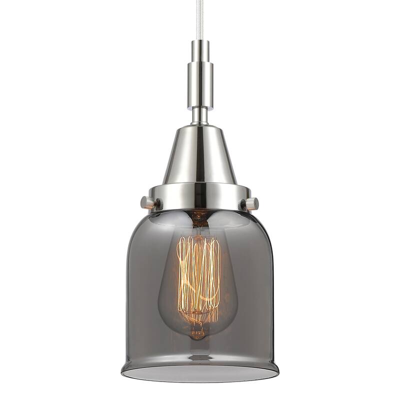 Innovations Lighting 447-1P-G53 Bell 5" Wide Mini Pendant with Light - Polished Chrome