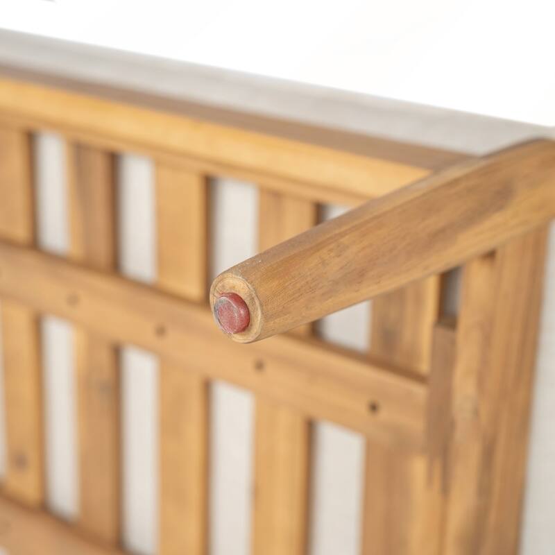 Outdoor Acacia Wood Lounge Chair