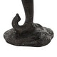 preview thumbnail 6 of 6, Black Polystone Mom and Baby Elephant Decorative Sculpture