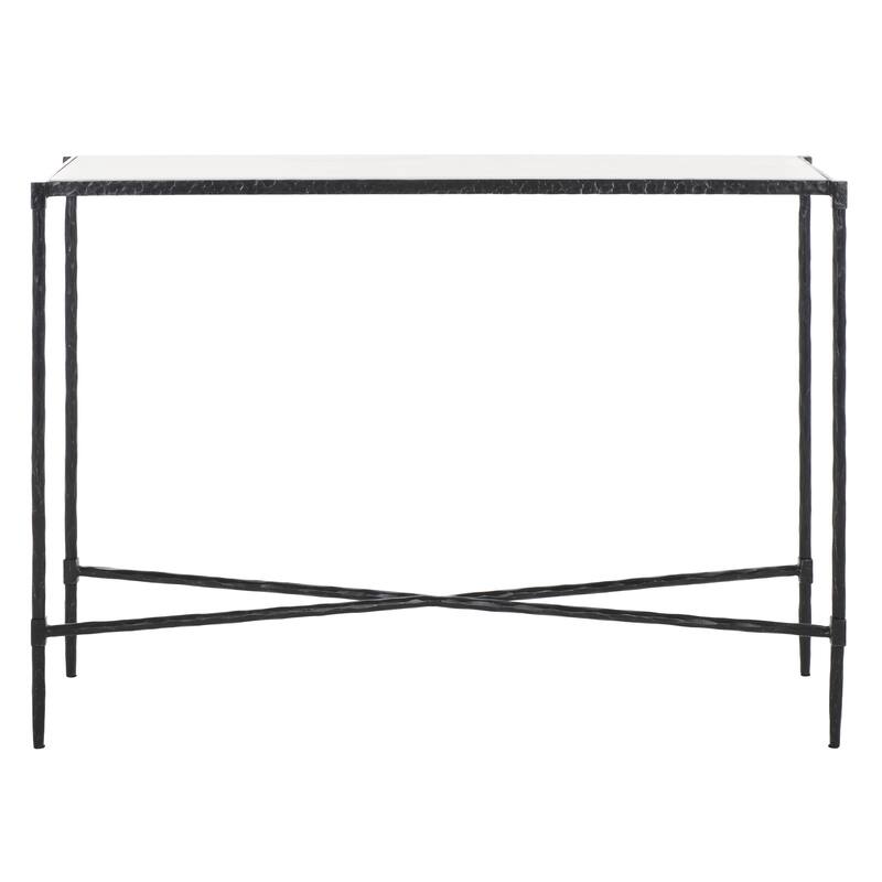 SAFAVIEH Couture Isabellina Metal & Marble Console Table - 42"W x 13"D x 30"H