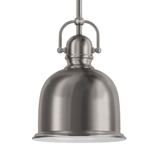 Park Harbor PHPL5431 8" Wide Single Light Mini Pendant with Industrial Style Shade