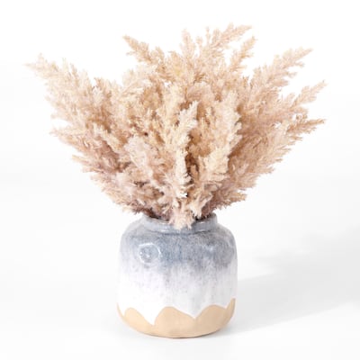 SAFAVIEH Faux 14-inch Potted Broom Corn Plant - 10" W x 10" D x 14" H