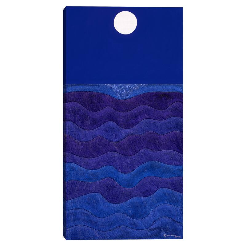 Full Moonscape by Synthia SAINT JAMES Canvas Art Print