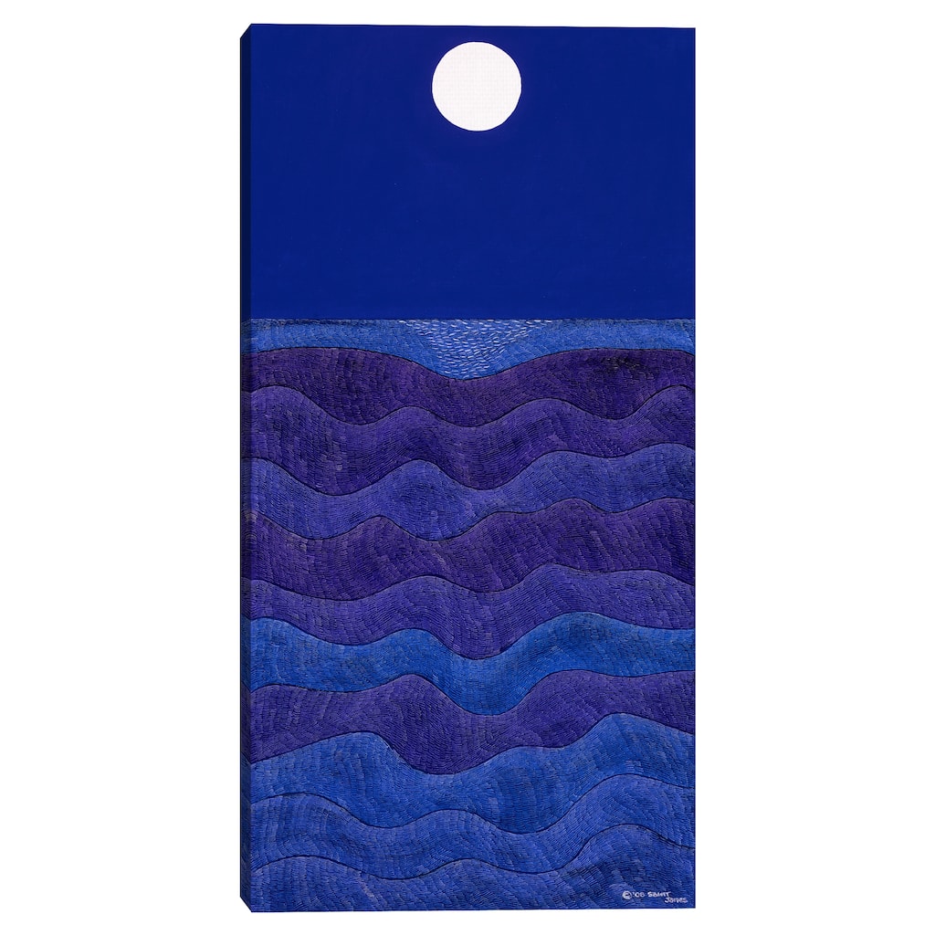 Full Moonscape by Synthia SAINT JAMES Canvas Art Print