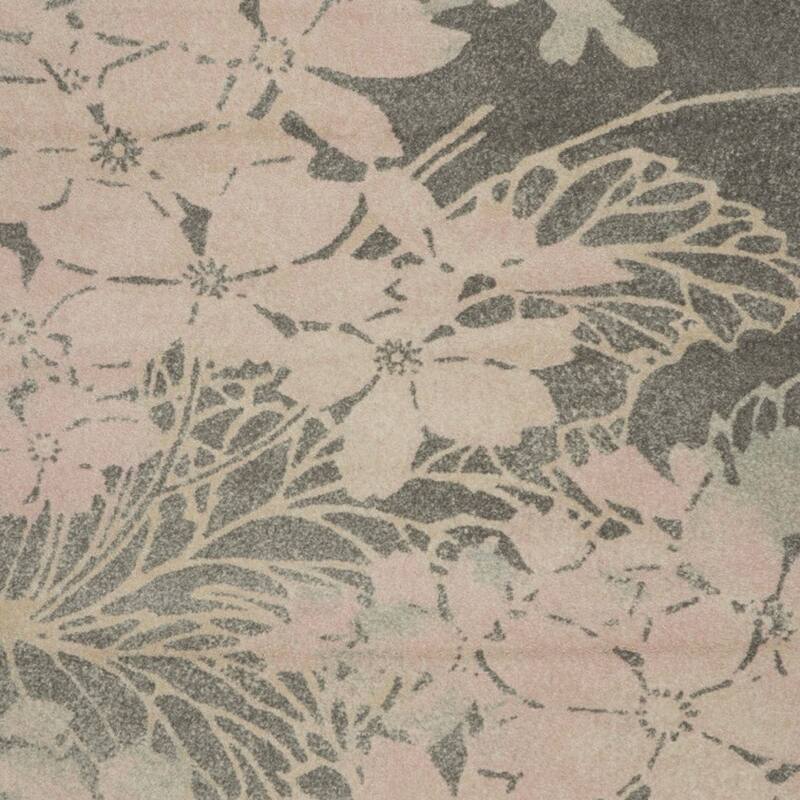 HomeRootsFloral Contemporary Rectangle Area Rug - 142' X '106' X '0.5