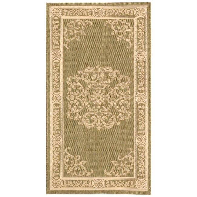 SAFAVIEH Courtyard Lineke Indoor/ Outdoor Waterproof Patio Backyard Rug