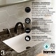 preview thumbnail 22 of 24, Karran Fulham Three Hole Two Handle Widespread Bathroom Faucet with Matching Pop-up Drain
