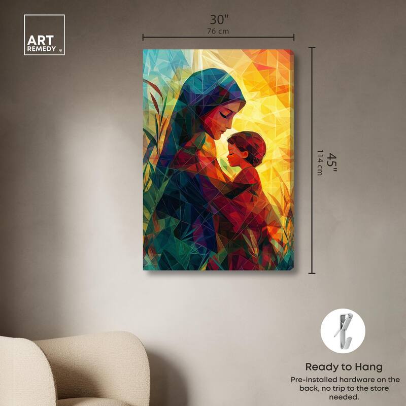 Facet of Feeling Canvas by Art Remedy, Gallery Wrapped