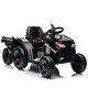preview thumbnail 1 of 98, 12V Kids Ride On Electric Tractor Black Knight,Kids Ride On Toy Black Black