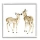preview thumbnail 24 of 28, Stupell Baby Deer Fawn Watercolor Painting Kids' Nursery Animal Framed Wall Art - Brown 17 x 17 - White