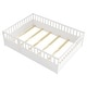 preview thumbnail 5 of 14, Full size Floor bed, integral construction with super high security barrier, door, children's floor bed frame, Montessori
