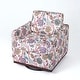 preview thumbnail 140 of 154, Set of 2 Modern Swivel Accent Armchairs Upholstered Arm Chairs