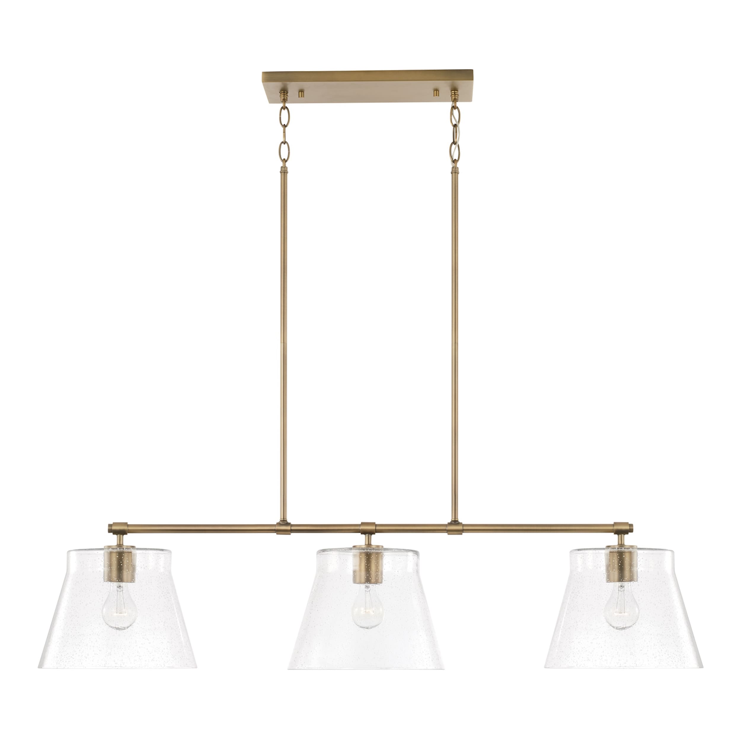 Baker 3-light Island Fixture/ Linear Chandelier