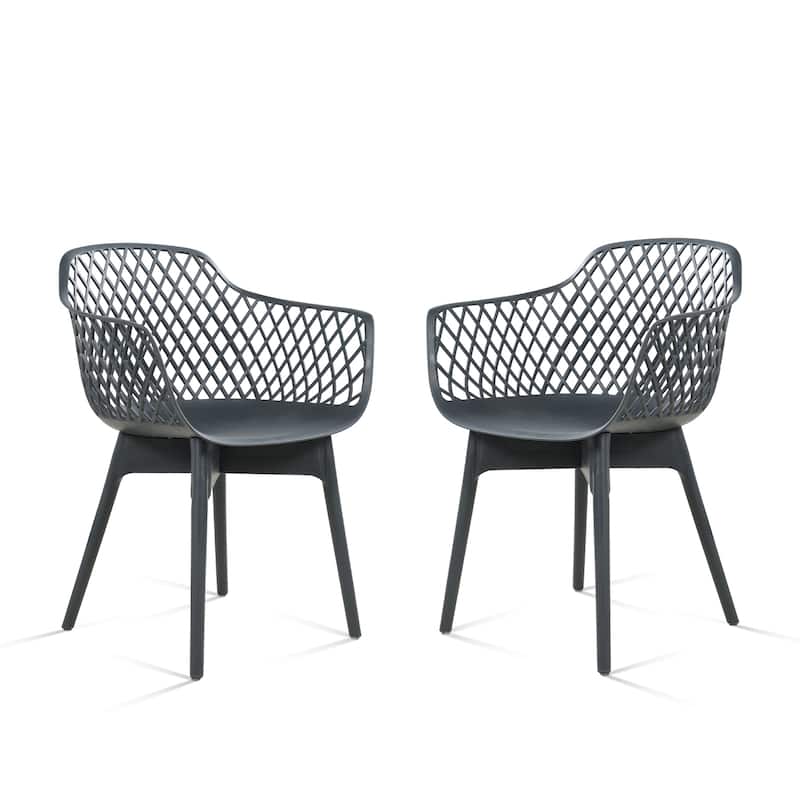 Aoodor Modern Dining Chairs Set of 2 - Grey