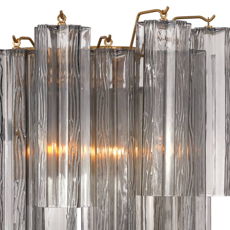Crystorama Lighting Group ADD-303-SM Addis 2 Light 15" Tall Wall