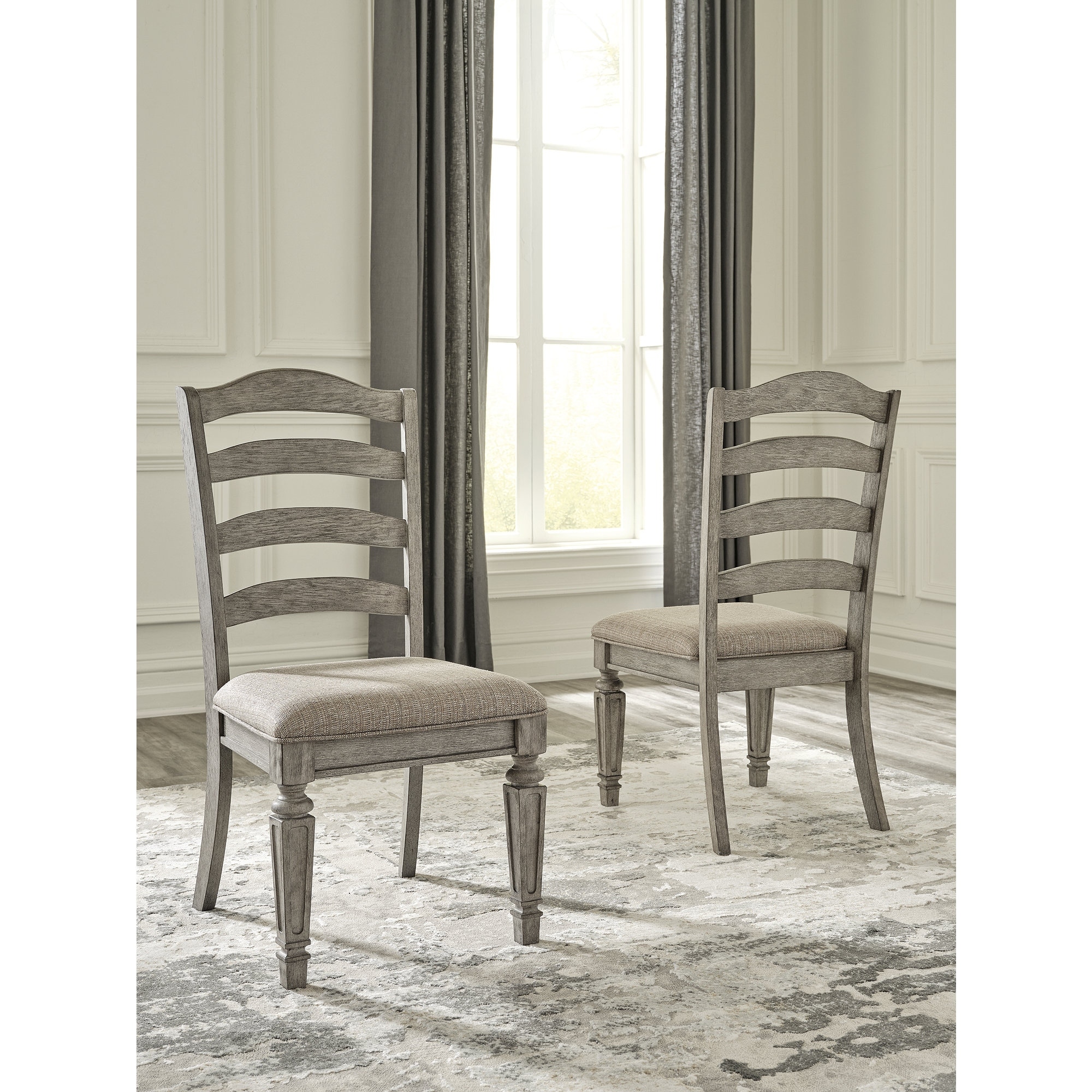 Ashley dining upholstered deals side chair
