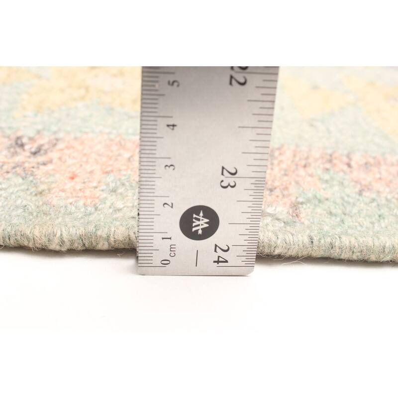 ECARPETGALLERY Flat-Weave Ankara FW Beige Wool Kilim - 5'2 x 7'6