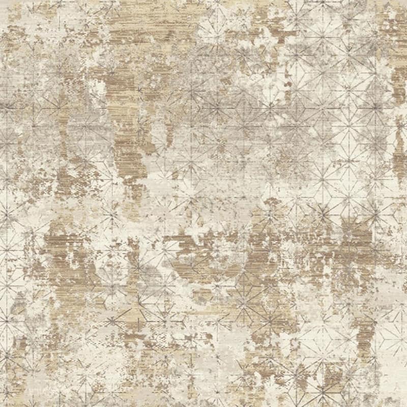 HomeRoots Abstract Modern Rectangle Area Rug - 9' X 12'