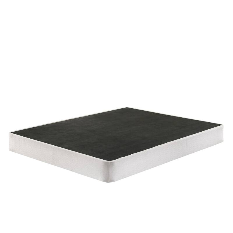 8 Inch Metal Box Spring Mattress Foundation with Cover Foldable Bed Base - King