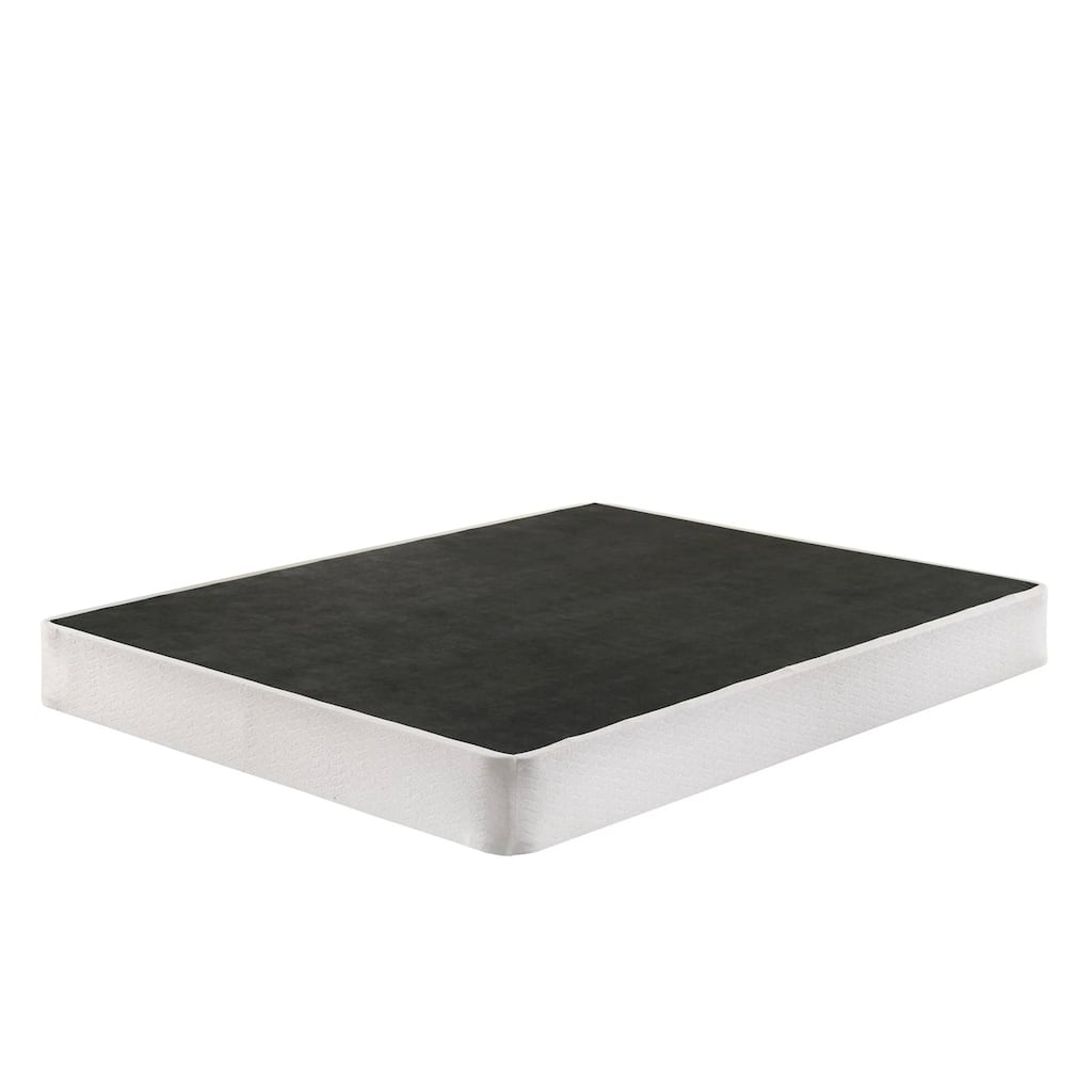 8 Inch Metal Box Spring Mattress Foundation with Cover Foldable Bed Base