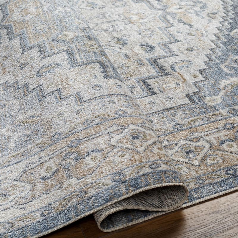 Livabliss Lillian Traditional Washable Area Rug.