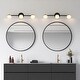 preview thumbnail 10 of 15, Modern 2/3/4-Light Black Gold Bathroom Vanity Light LED Wall Sconces Lighting