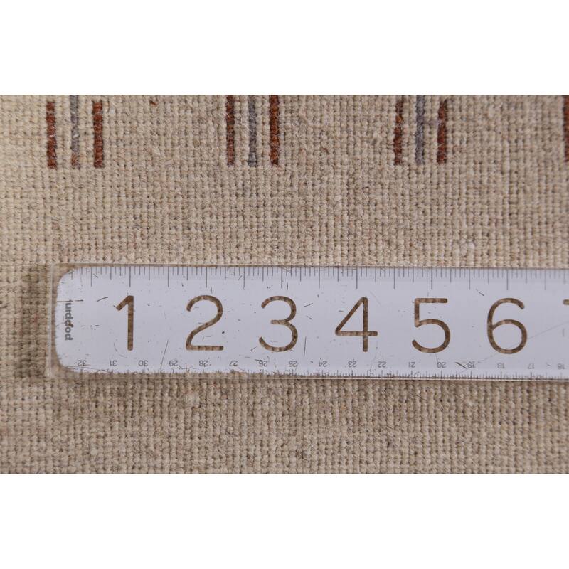 Tribal Gabbeh Indian Accent Rug Hand-Knotted Wool Carpet - 2'0" x 3'0"