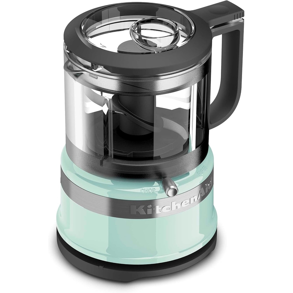 KitchenAid Grey Cordless 5-Cup Mini Food Chopper Processor +