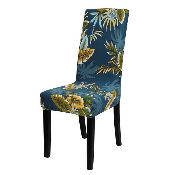 Printed Home Hotel Stretch Slipcover Soft Dining Chair Cover Seat Protector 