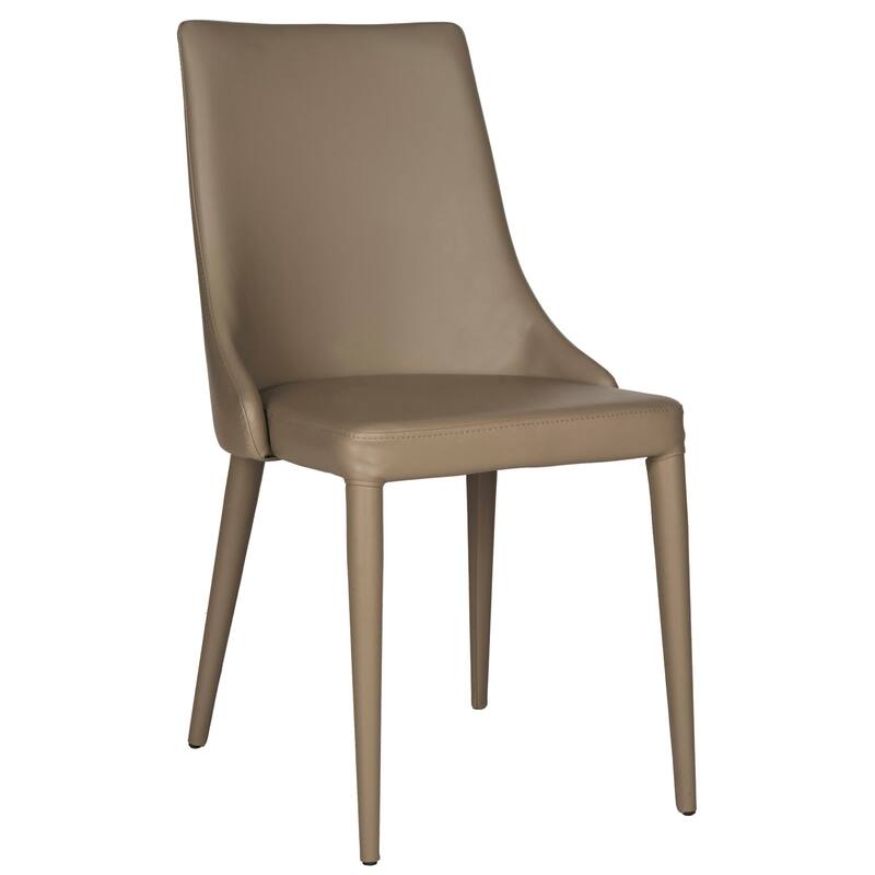 SAFAVIEH Socorro Mid-Century Modern White Dining Chair (Set of 2) - 23.6" x 19.6" x 35.5" - 24Wx20Dx36H