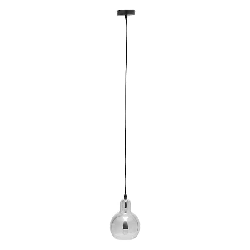 Modern Gray Glass Pendant Lamp Hanging Ceiling Light On Sale Bed