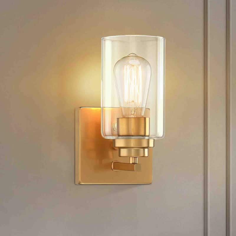 1-Light Wall Lights Vanity Lights For Bathroom Set of 2 - 2 Pack