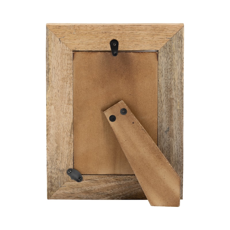 Sagebrook Home Picture Frame, Rustic Charm, Paw Print Design