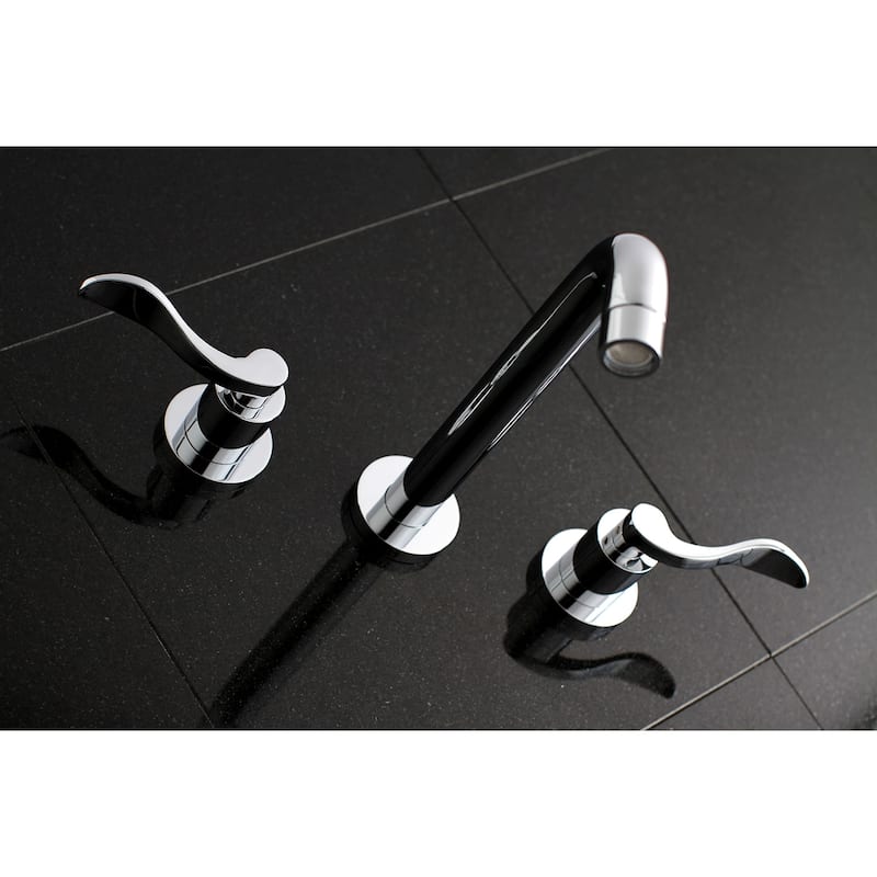 NuWave 3-Hole Wall Mount Roman Tub Faucet