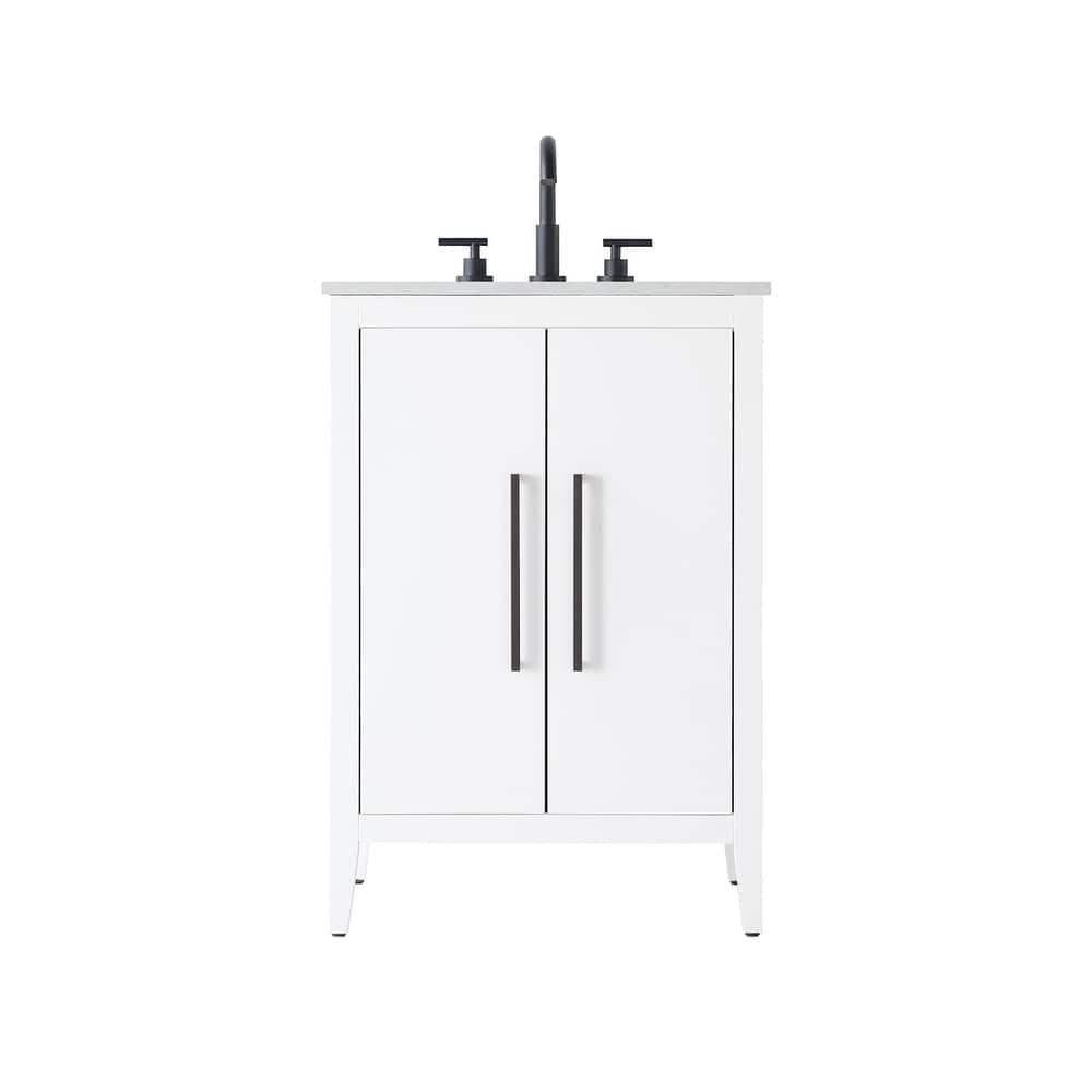 Elegant Lighting VF29324 Millie 24" Free Standing Single Basin Vanity