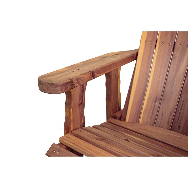 American Furniture Classics Model MM101 SOLID CEDAR ADIRONDACK Swivel Glider