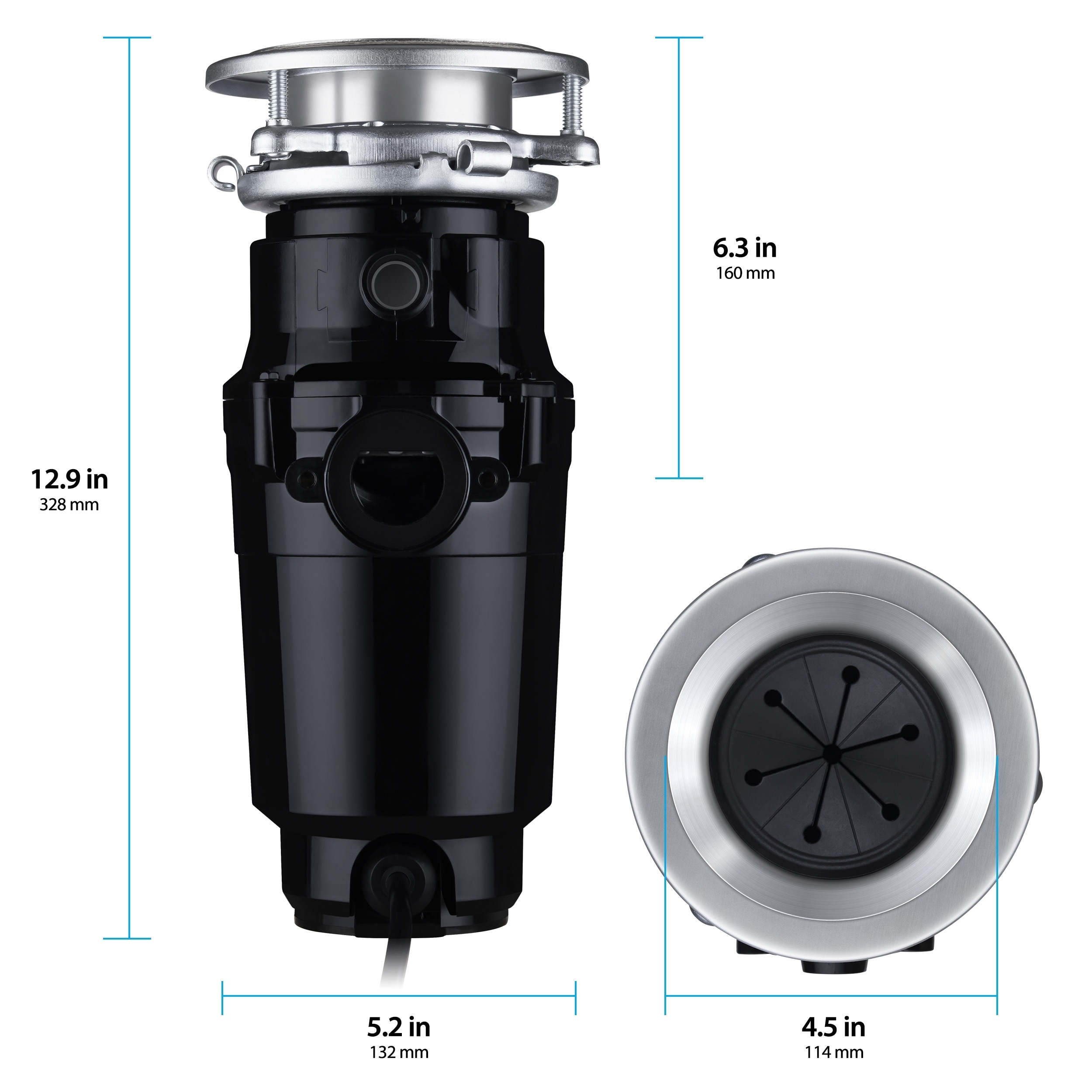 Waste Maid 1/3 HP Garbage Disposal, Continuous Feed, Anti-Jam 1/3 hp On  Sale Bed Bath  Beyond 35629556