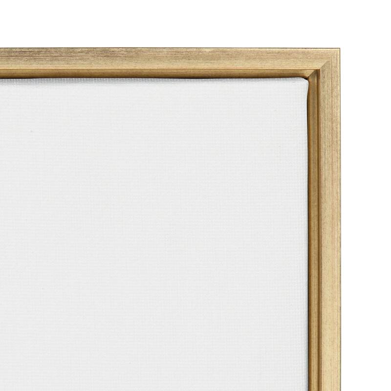 Kate and Laurel Sylvie Young Rabbit Framed Canvas by Amy Peterson