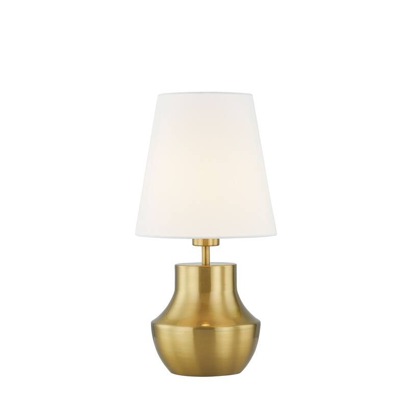Lexington 17" Table Lamp with Linen Shade, Gold