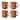 Bloomhouse Corcisa Clay 4 Piece 18oz Mug Set