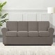 preview thumbnail 142 of 149, Subrtex 9-Piece Stretch Sofa Slipcover Sets with 4 Backrest Cushion Covers and 4 Seat Cushion Covers Oversize Sofa - Taupe
